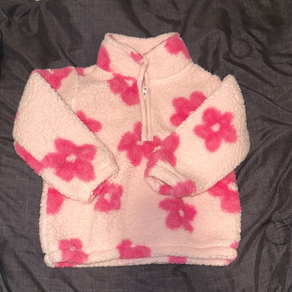 Carter's Pink Floral Fleece Jacket for Kids